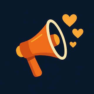 Announcement megaphone icon